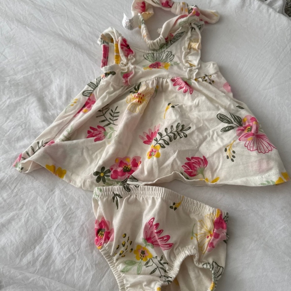 Floral Kids Dress Set